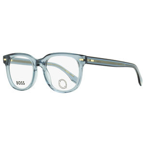Hugo Boss Eco Acetate Eyeglasses B1444N ZI9 Transparent Teal 52mm